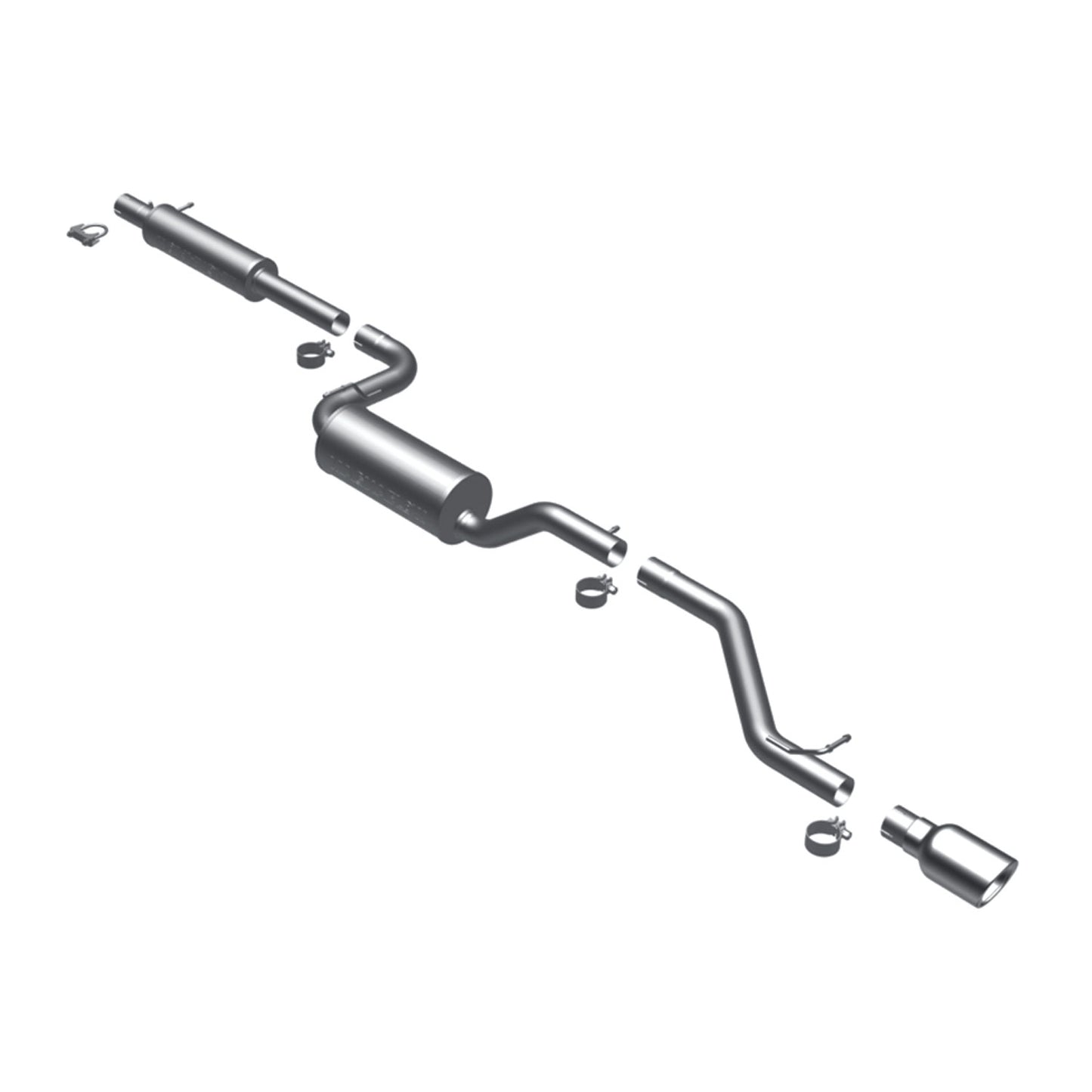 MagnaFlow 2007-2009 Mazda 3 Street Series Cat-Back Performance Exhaust System